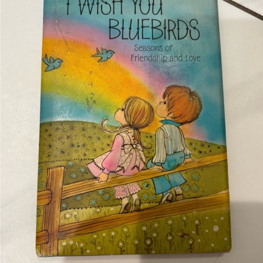 Vintage I Wish You Bluebirds Mary Alice Loberg Hallmark